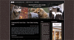 Desktop Screenshot of nchuntclub.com